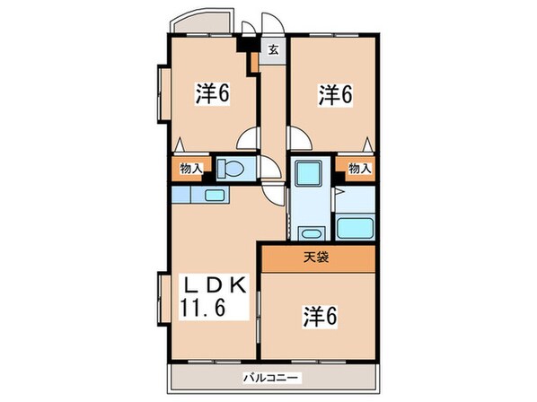 メープル湘南の物件間取画像